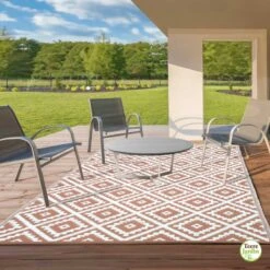 Tapis Extérieur Réversible Pour Balcon Et Terrasse Terracotta 15 Tapis Extérieur Réversible Pour Balcon Et Terrasse Terracotta -Le Jardin Parfai tapis exterieur reversible pour balcon et terrasse terracotta 4