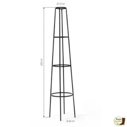 Tuteur Rosier Grimpant Obélisque "romana" 7 Tuteur Rosier Grimpant Obélisque "romana" -Le Jardin Parfai tuteur rosier grimpant 2