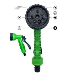 Tuyau D'arrosage Extensible Avec Pistolet 11 Tuyau D'arrosage Extensible Avec Pistolet -Le Jardin Parfai tuyau arrosage plat extensible avec pistolet d arrosage 3