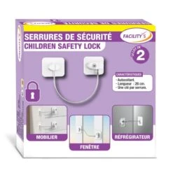 Verrou De Sécurité Pour Enfant X2 9 Verrou De Sécurité Pour Enfant X2 -Le Jardin Parfai verrou de securite pour enfant x2 2