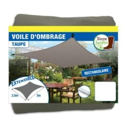 Voile D'ombrage Rectangulaire Extensible 16 Voile D'ombrage Rectangulaire Extensible -Le Jardin Parfai voile d ombrage rectangulaire 7